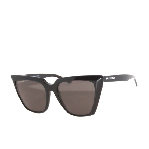 Balenciaga BB0046S 0046S 001 Black Gray Sunglasses 0046 - Picture 1 of 6